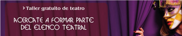 Taller formá parte del elenco teatral